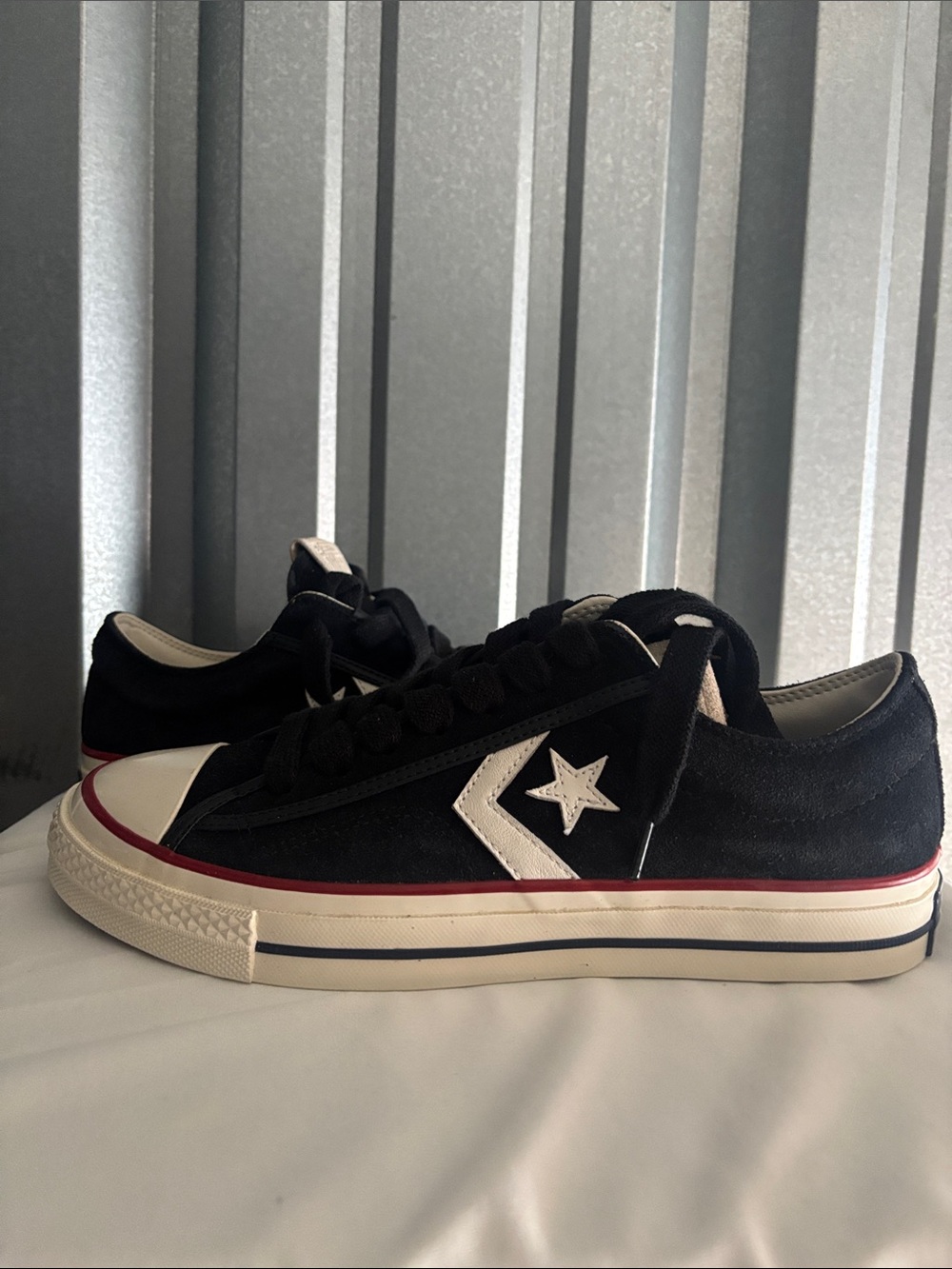 Converse star player76 suede Black Men’s Sneakers .Size 9 New